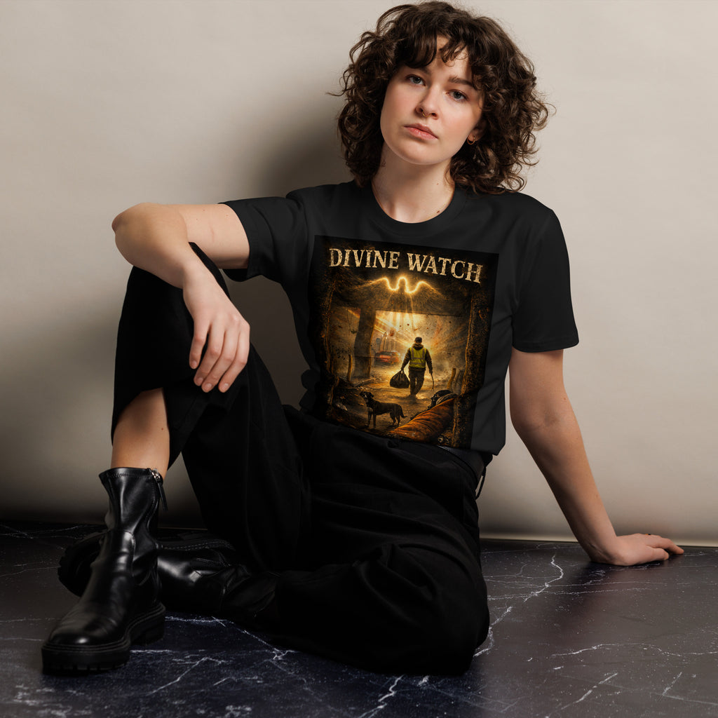 Unisex DIVINE WATCH HERO 000/500 premium t-shirt