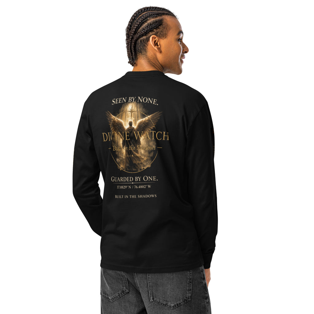 Men's DIVINE WATCH HERO 000/500 heavyweight long sleeve t-shirt